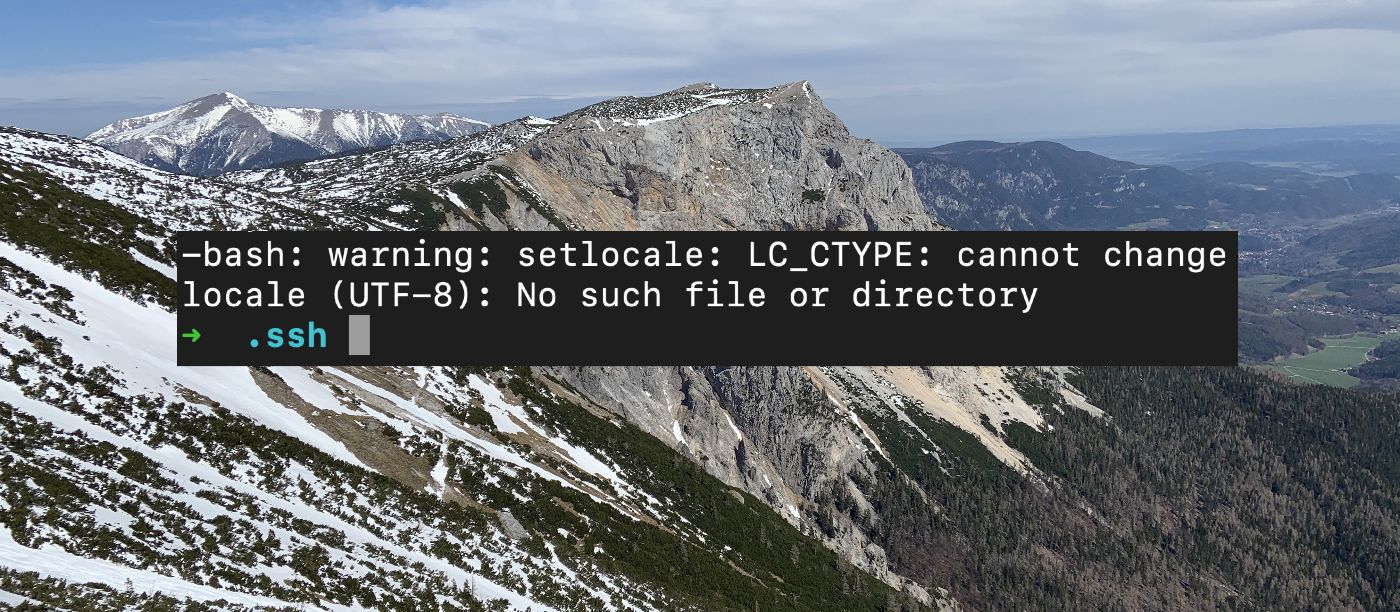 Fix LC_CTYPE warning message in Oracle Linux